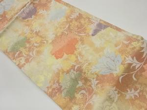 花唐草模様織出し名古屋帯